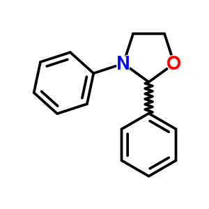 Oxazolidine,2,3-diphenyl-Structure,16285-78-2Structure Oxazolidine,2,3-diphenyl- Structure,16285-78-2Structure