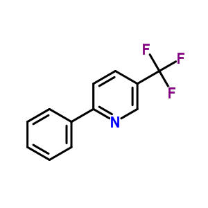 Pyridine, 2-phenyl-5-(trifluoromethyl)-Structure,188527-56-2Structure Pyridine, 2-phenyl-5-(trifluoromethyl)- Structure,188527-56-2Structure