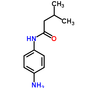 N-(4-氨基苯基)-3-甲基丁酰胺結(jié)構(gòu)式_189576-50-9結(jié)構(gòu)式