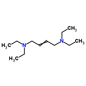 N,n,n,n-四乙基-1,4-二氨基-2-丁烯結(jié)構(gòu)式_20412-52-6結(jié)構(gòu)式