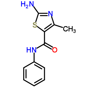 2-Amino-4-methyl-n-phenyl-5-thiazolecarboxamide Structure,21452-14-2Structure