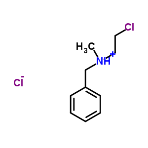 N-(2-氯乙基)-n-甲基芐胺鹽酸鹽結(jié)構(gòu)式_23510-18-1結(jié)構(gòu)式