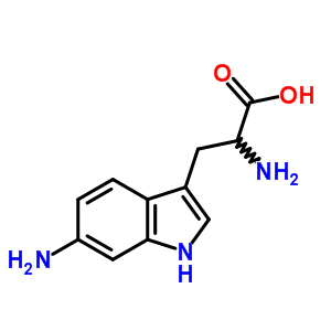 6-氨基-L-色氨酸結(jié)構(gòu)式_2462-30-8結(jié)構(gòu)式