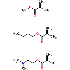 2-Propenoic acid, 2-methyl-, butyl ester, polymer with 2-(dimethylamino)ethyl 2-methyl-2-propenoate and methyl 2-methyl-2-propenoateStructure,24938-16-7Structure 2-Propenoic acid, 2-methyl-, butyl ester, polymer with 2-(dimethylamino)ethyl 2-methyl-2-propenoate and methyl 2-methyl-2-propenoate Structure,24938-16-7Structure