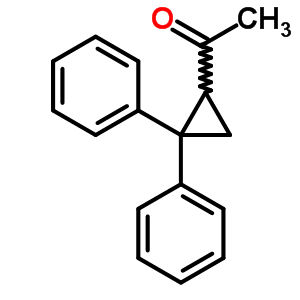 Ethanone,1-(2,2-diphenylcyclopropyl)-Structure,27067-40-9Structure Ethanone,1-(2,2-diphenylcyclopropyl)- Structure,27067-40-9Structure