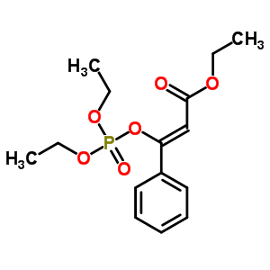 Ethyl (z)-3-diethoxyphosphoryloxy-3-phenyl-prop-2-enoateStructure,27238-13-7Structure Ethyl (z)-3-diethoxyphosphoryloxy-3-phenyl-prop-2-enoate Structure,27238-13-7Structure