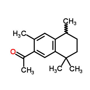 Ethanone,1-(5,6,7,8-tetrahydro-3,5,8,8-tetramethyl-2-naphthalenyl)-Structure,27413-67-8Structure Ethanone,1-(5,6,7,8-tetrahydro-3,5,8,8-tetramethyl-2-naphthalenyl)- Structure,27413-67-8Structure