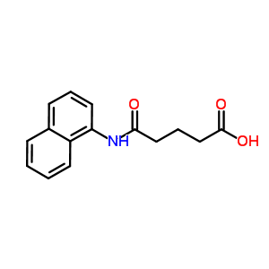 5-(1-萘氨基)-5-氧代戊酸結(jié)構(gòu)式_296275-32-6結(jié)構(gòu)式