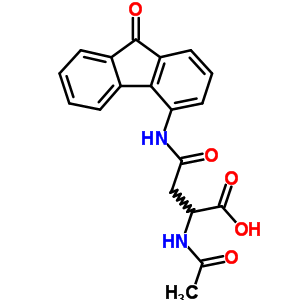 N2-乙?；?N-(9-氧代-9H-芴-4-基)-L-天冬酰胺酸結(jié)構(gòu)式_31792-58-2結(jié)構(gòu)式