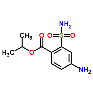 Benzoic acid,4-amino-2-(aminosulfonyl)-, 1-methylethyl esterStructure,320-90-1Structure Benzoic acid,4-amino-2-(aminosulfonyl)-, 1-methylethyl ester Structure,320-90-1Structure