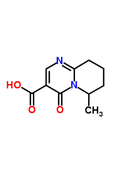6,7,8,9-Tetrahydro-6-methyl-4-oxo-4h-pyrido[1,2-a]pyrimidine-3-carboxylic acid Structure,32092-24-3Structure