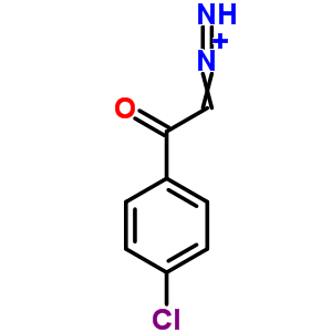 Ethanone,1-(4-chlorophenyl)-2-diazo-Structure,3282-33-5Structure Ethanone,1-(4-chlorophenyl)-2-diazo- Structure,3282-33-5Structure