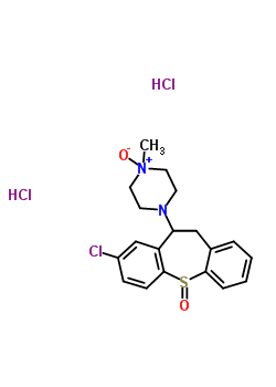 1-(8-Chloro-10,11-dihydrodibenzo(b,f)thiepin-10-yl)-4-methyl-piperazine s,4-dioxide dihydrochlorideStructure,32859-71-5Structure 1-(8-Chloro-10,11-dihydrodibenzo(b,f)thiepin-10-yl)-4-methyl-piperazine s,4-dioxide dihydrochloride Structure,32859-71-5Structure