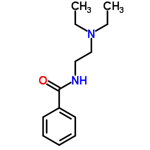 N-(2-(二乙基氨基)乙基)苯甲酰胺結(jié)構(gòu)式_3690-53-7結(jié)構(gòu)式