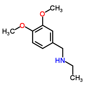 N-(3,4-二甲氧基芐基)-n-乙胺鹽酸鹽結(jié)構(gòu)式_40171-95-7結(jié)構(gòu)式