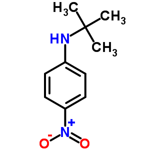 N-叔丁基-4-硝基苯胺結(jié)構(gòu)式_4138-38-9結(jié)構(gòu)式