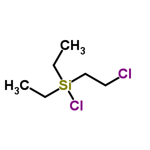 氯-(2-氯乙基)-二乙基-硅烷結構式_4225-87-0結構式
