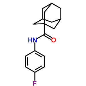 N-(4-氟苯基)金剛烷-1-羧酰胺結(jié)構(gòu)式_42600-82-8結(jié)構(gòu)式