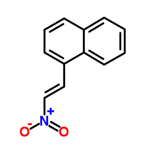 1-(2-硝基乙烯基)萘結(jié)構(gòu)式_4735-49-3結(jié)構(gòu)式