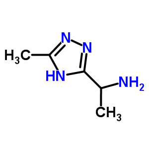 3-(Alpha-aminoethyl)-5-methyl-4h-1,2,4-triazole Structure,518066-19-8Structure