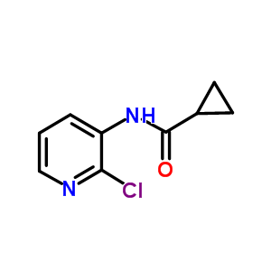 N-(2-氯吡啶-3-基)環(huán)丙烷羧酰胺結(jié)構(gòu)式_519146-70-4結(jié)構(gòu)式