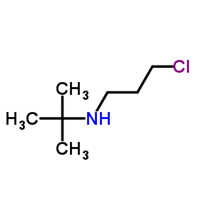 N-(3-氯丙基)叔丁基胺結(jié)構(gòu)式_52560-90-4結(jié)構(gòu)式