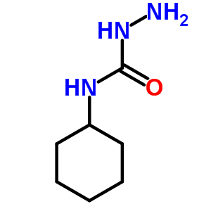 N-環(huán)己基肼羧酰胺結(jié)構式_52662-76-7結(jié)構式