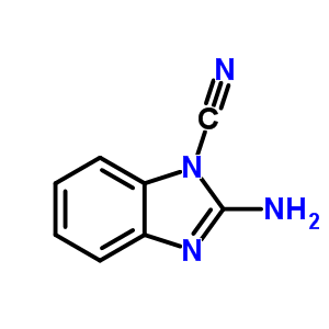 1H-benzimidazole-1-carbonitrile,2-amino-(9ci) Structure,55179-78-7Structure