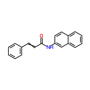 N-(2-萘)-3-苯基丙酰胺結(jié)構(gòu)式_55255-54-4結(jié)構(gòu)式