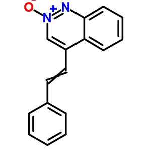 2-Oxido-4-(2-phenylethenyl)cinnolineStructure,5563-39-3Structure 2-Oxido-4-(2-phenylethenyl)cinnoline Structure,5563-39-3Structure