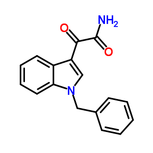 N-芐基-2-(1H-吲哚-3-基)-2-氧代-乙酰胺結(jié)構(gòu)式_55654-71-2結(jié)構(gòu)式