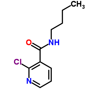 N-丁基-2-氯煙酰胺結(jié)構(gòu)式_56149-32-7結(jié)構(gòu)式