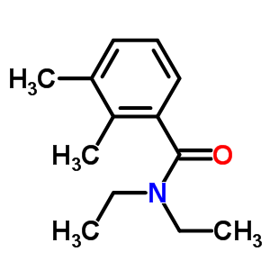 N,N-二乙基-2,3-二甲基苯甲酰胺結(jié)構(gòu)式_57806-76-5結(jié)構(gòu)式