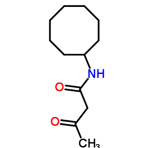 N-環(huán)辛基-3-氧代丁酰胺結(jié)構(gòu)式_58102-36-6結(jié)構(gòu)式