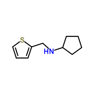 N-(2-噻吩甲基)環(huán)戊胺結(jié)構(gòu)式_58924-50-8結(jié)構(gòu)式