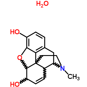 Morphine monohydrate cii (50 mg) (as)Structure,6009-81-0Structure Morphine monohydrate cii (50 mg) (as) Structure,6009-81-0Structure