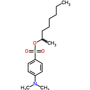 N,n-dimethyl-4-octan-2-yloxysulfonyl-aniline Structure,61165-55-7Structure