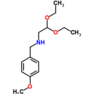 Benzenemethanamine,n-(2,2-diethoxyethyl)-4-methoxy- Structure,61190-12-3Structure