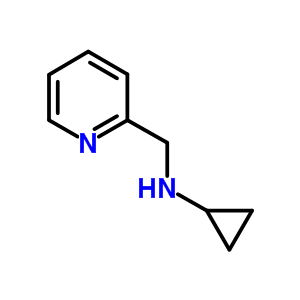N-(吡啶-2-甲基)環(huán)丙胺結(jié)構(gòu)式_626210-44-4結(jié)構(gòu)式