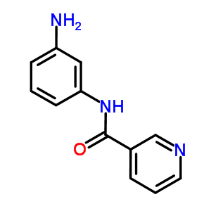 N-(3-氨基苯基)煙酰胺結(jié)構(gòu)式_63556-12-7結(jié)構(gòu)式