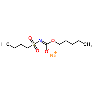 N-(丁基磺酰基)氨基甲酸戊基酯結(jié)構(gòu)式_63884-88-8結(jié)構(gòu)式