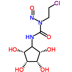 1-(2-Chloroethyl)-1-nitroso-3-(2beta,3beta,4beta,5beta-tetrahydroxycyclopentan-1alpha-yl)ureaStructure,64218-24-2Structure 1-(2-Chloroethyl)-1-nitroso-3-(2beta,3beta,4beta,5beta-tetrahydroxycyclopentan-1alpha-yl)urea Structure,64218-24-2Structure
