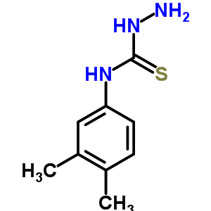 N-(3,4-二甲基苯基)肼硫代甲酰胺結(jié)構(gòu)式_6610-33-9結(jié)構(gòu)式