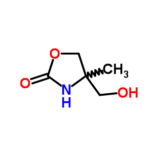 2-Oxazolidinone,4-(hydroxymethyl)-4-methyl-Structure,6629-85-2Structure 2-Oxazolidinone,4-(hydroxymethyl)-4-methyl- Structure,6629-85-2Structure
