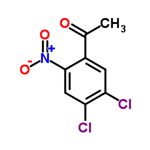 Ethanone,1-(4,5-dichloro-2-nitrophenyl)-Structure,6635-71-8Structure Ethanone,1-(4,5-dichloro-2-nitrophenyl)- Structure,6635-71-8Structure