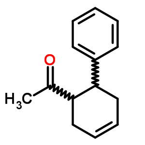 Ethanone,1-(6-phenyl-3-cyclohexen-1-yl)-Structure,6637-04-3Structure Ethanone,1-(6-phenyl-3-cyclohexen-1-yl)- Structure,6637-04-3Structure