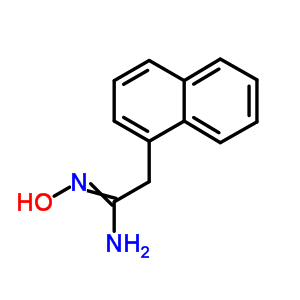 2-(萘-1-基)乙酰胺肟結(jié)構(gòu)式_66611-51-6結(jié)構(gòu)式