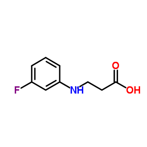 N-(3-氟苯基)-beta-丙氨酸結(jié)構(gòu)式_685503-45-1結(jié)構(gòu)式