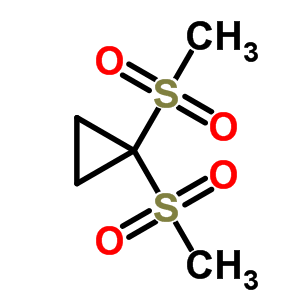 1,1-雙(甲基磺?；?-環(huán)丙烷結(jié)構式_6952-64-3結(jié)構式