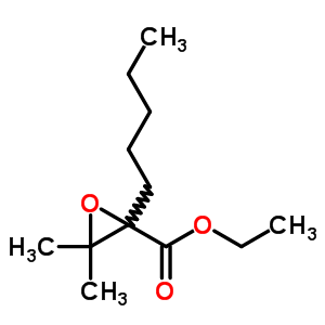 2-Oxiranecarboxylicacid, 3,3-dimethyl-2-pentyl-, ethyl esterStructure,6974-84-1Structure 2-Oxiranecarboxylicacid, 3,3-dimethyl-2-pentyl-, ethyl ester Structure,6974-84-1Structure